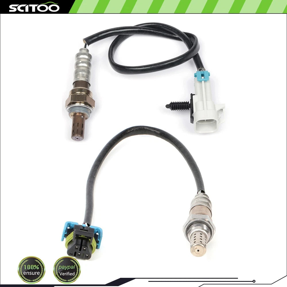 2X Oxygen O2 Sensor for Buick Lucerne (2009–2010) 3.9L Upstream & Downstream