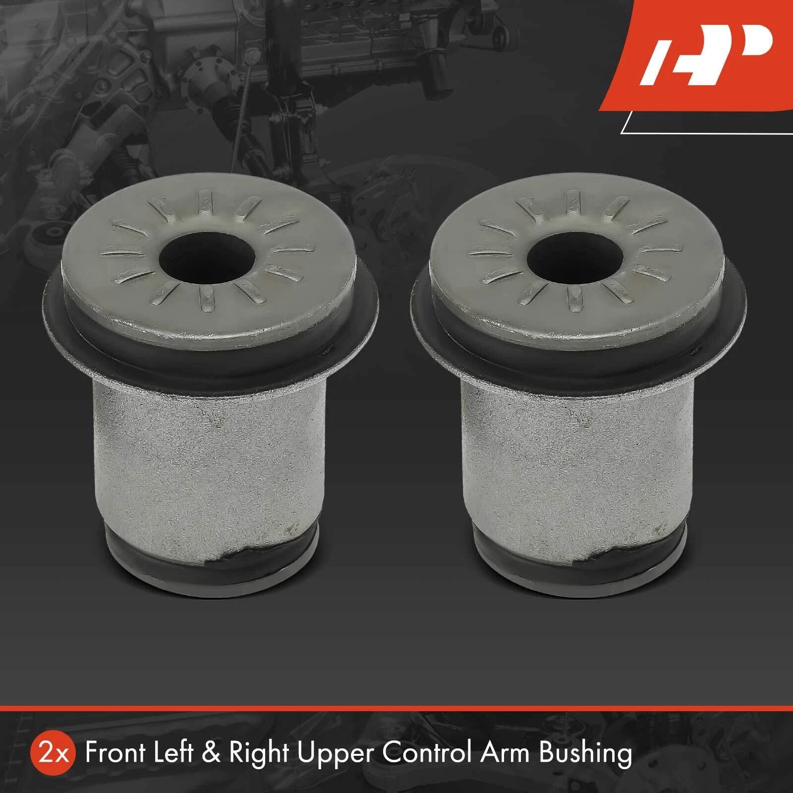 2X Front Upper Suspension Control Arm Bushing Kit for Lincoln Town Car (1990-2011)