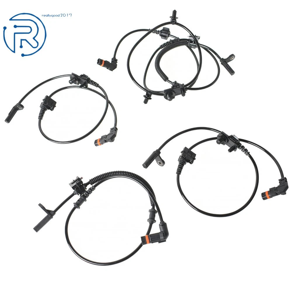Set of 4 ABS Wheel Speed Sensors for Chrysler 300 Dodge Charger (2005–2009)