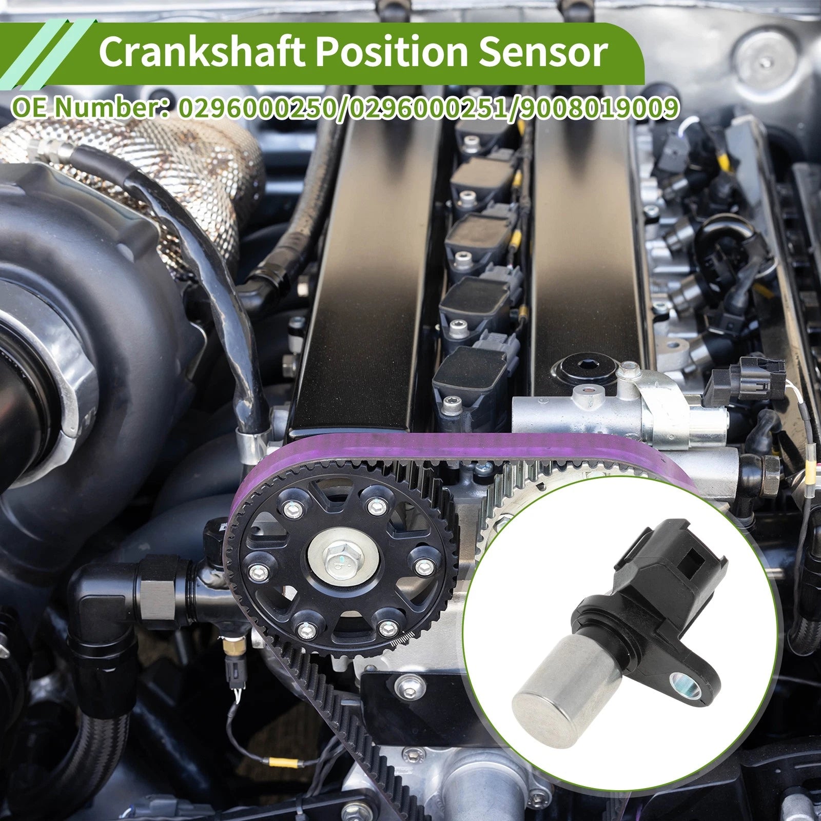 1 Pc Crankshaft Position Sensor for Lexus RX330 (2004–2006) 0296000250/0296000251