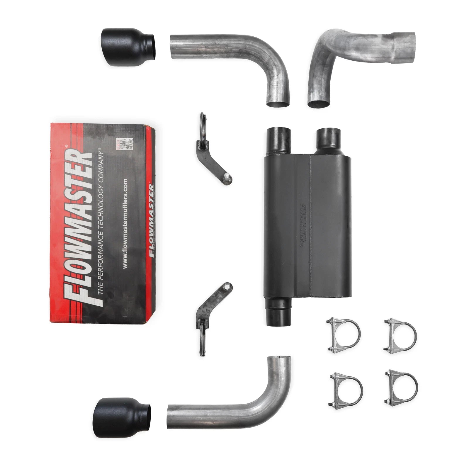 2.5" Dual Exhaust Kit for Jeep Wrangler (2018–2025)