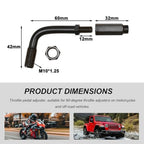 Throttle Cable Adjuster for Motorcycle Dirt Bike (90 Degree)