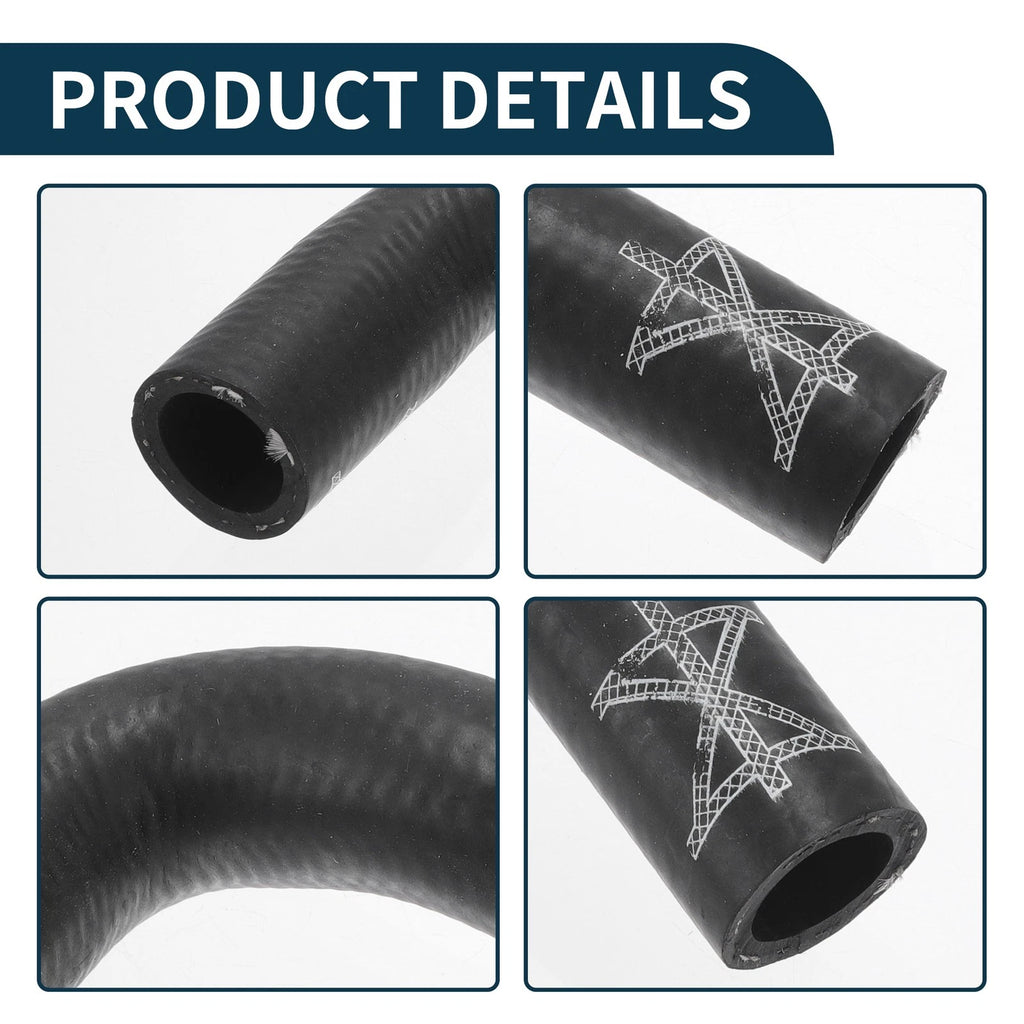 Radiator Hose Coolant Pipe for Audi A4 (2002–2008) No. 06E121082C Black