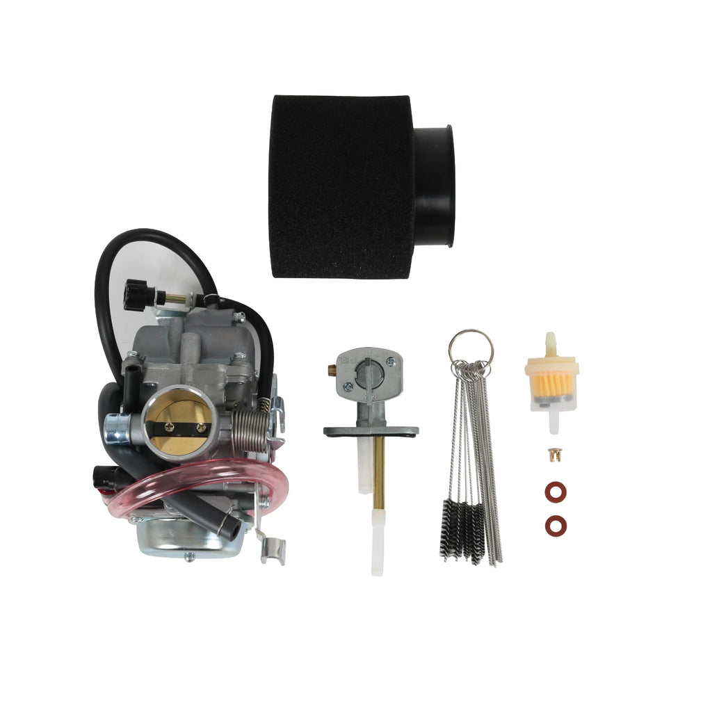 Carburetor with Fuel Petcock for Kawasaki KLF300 Bayou 300 (1986–1995)