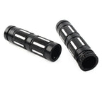 CNC 1" Motorcycle Handlebar Hand Grips for Harley Dyna Wide Glide EFI