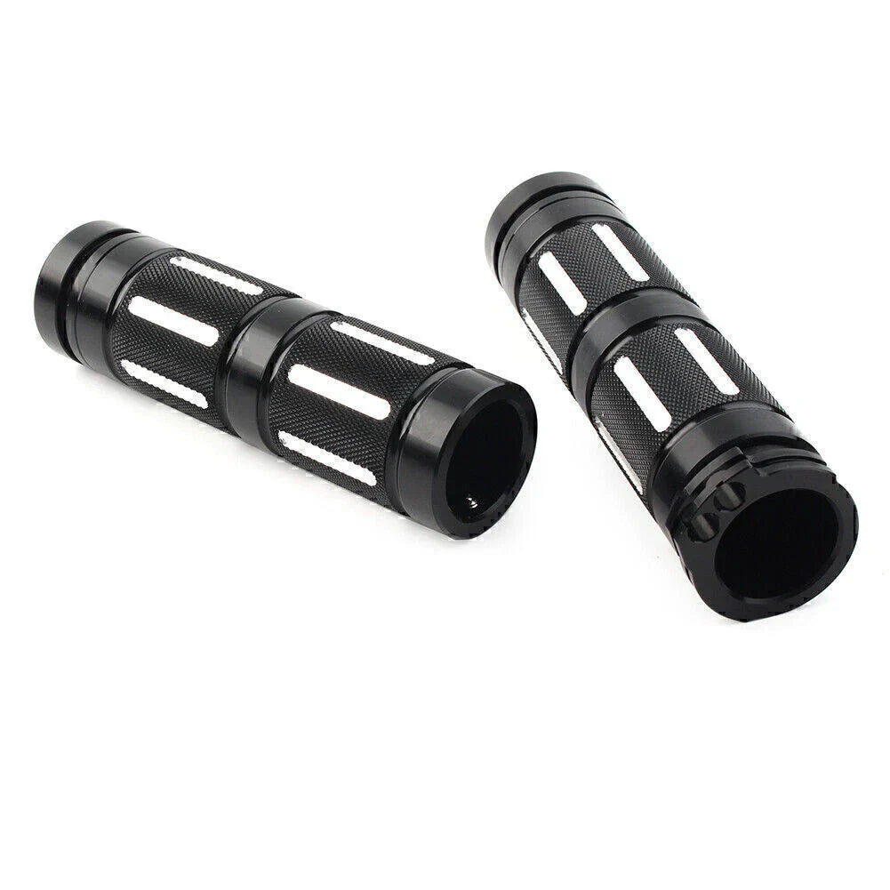 CNC 1" Motorcycle Handlebar Hand Grips for Harley Dyna Wide Glide EFI