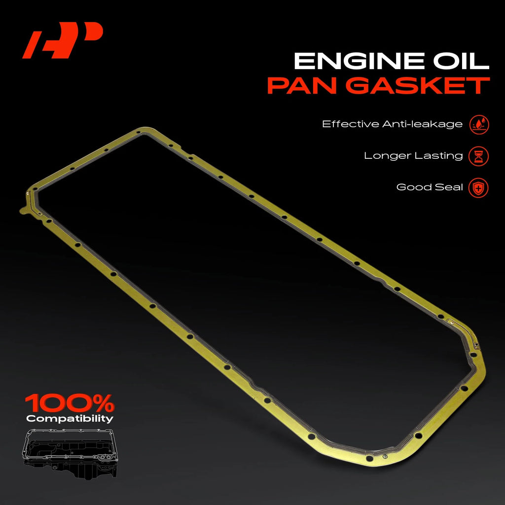 Engine Oil Pan Gasket for BMW 320i 325i 328i 330i 525i 528i 530i M3 (2000–2013)