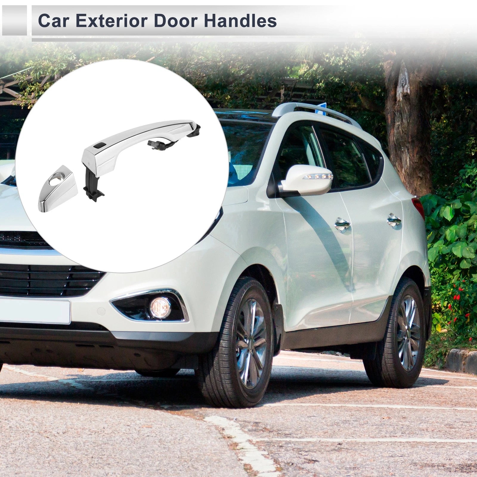 Front Left Door Handle for Hyundai Tucson (2016–2020) No. 82651D3710