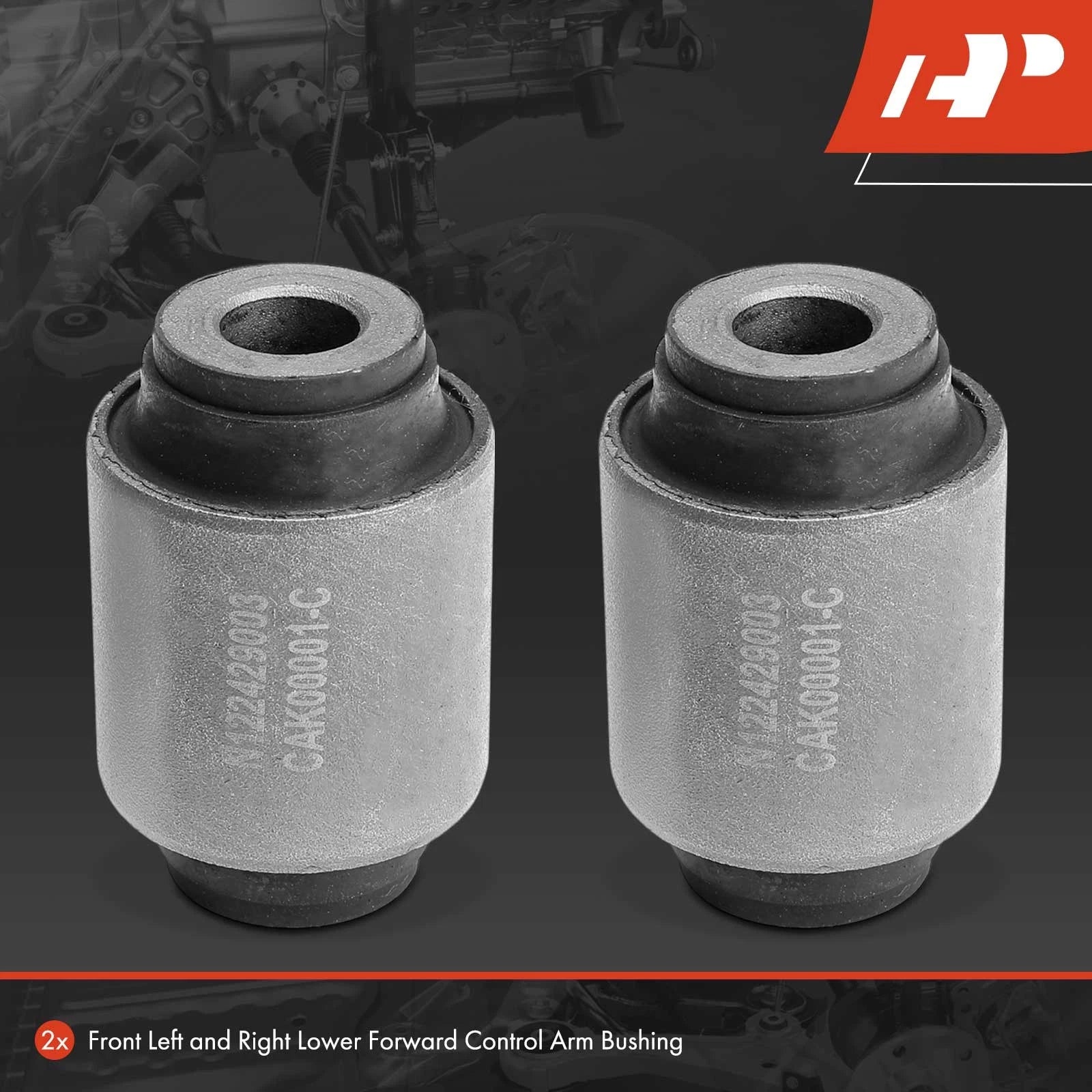 2X Front Lower Control Arm Bushing for Honda Pilot Odyssey MDX (2003-2015)