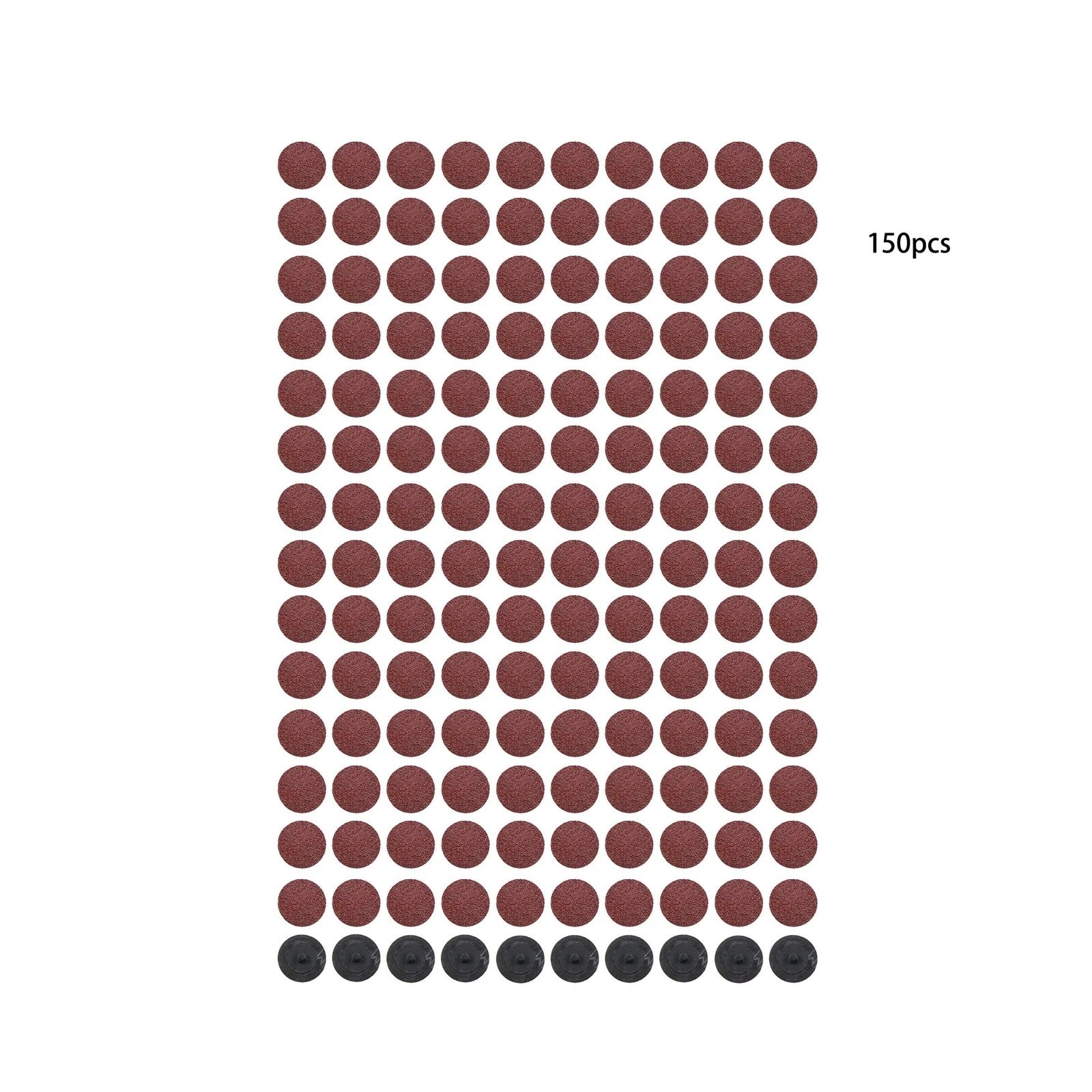 Set of 150 Sanding Discs for Die Grinder (2" 36 Grit)