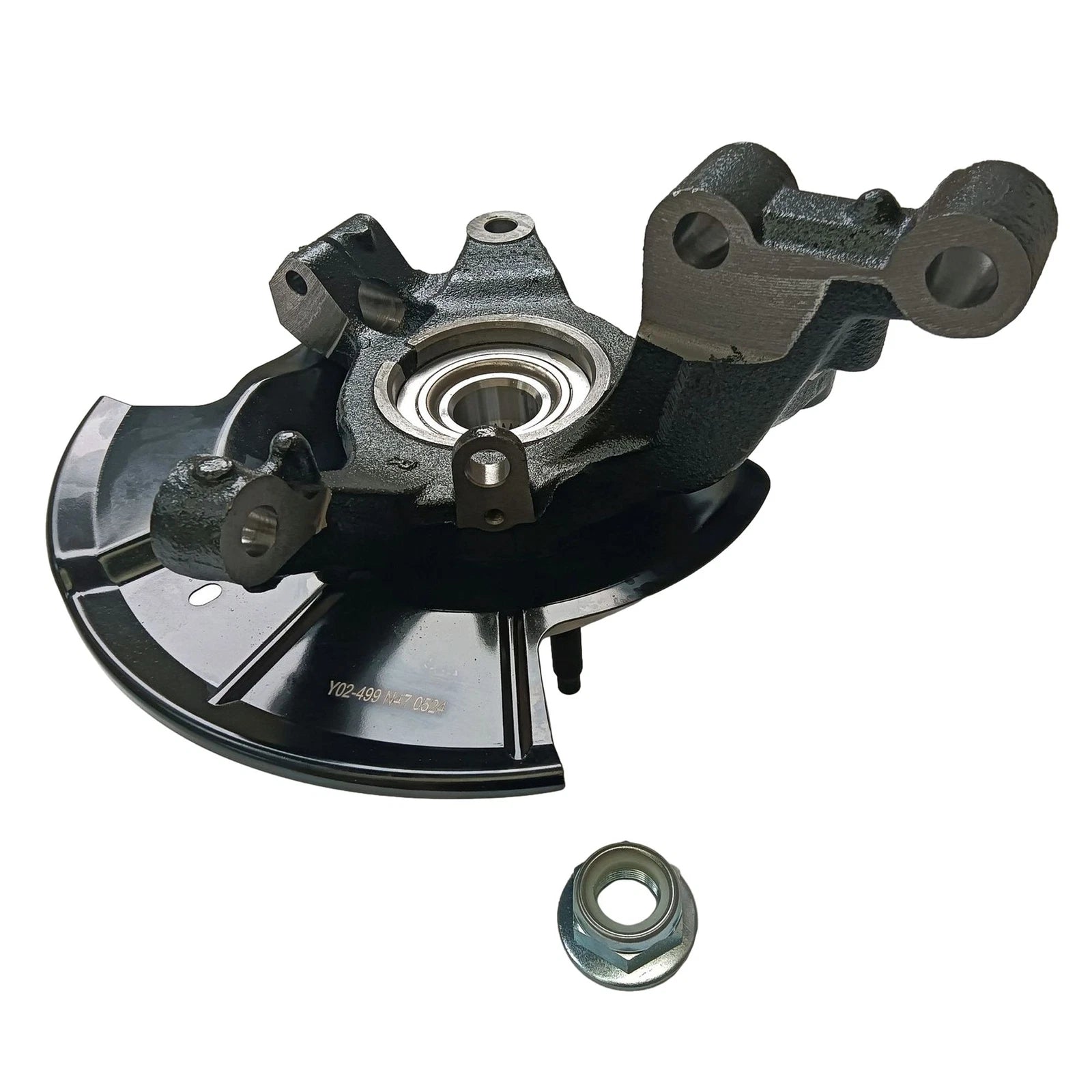Front Right Steering Knuckle and Wheel Hub Bearing for Ford Edge (2011-2014)