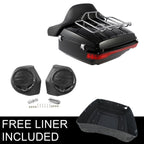 Trunk Backrest Rack Pad Speakers Tail Light for Harley Road Glide (2014–2026)