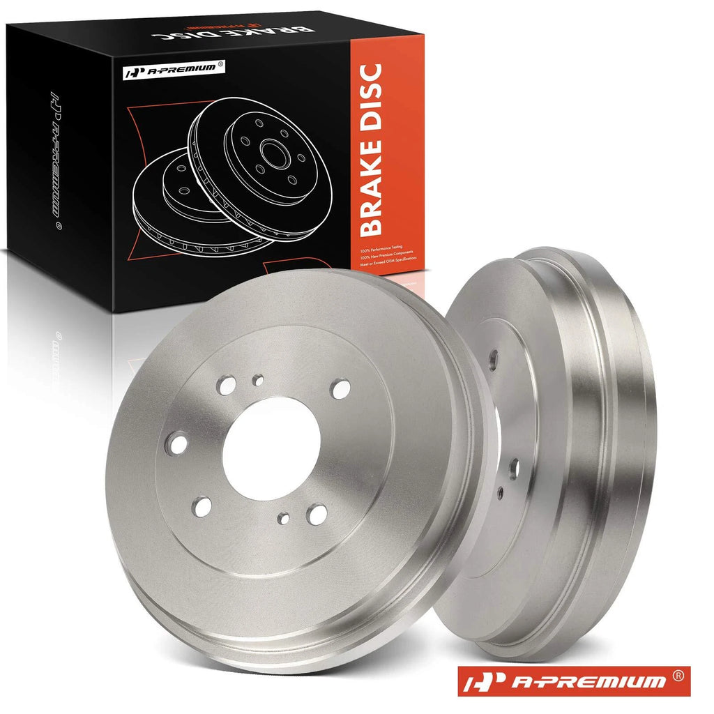 2X Rear Brake Drums for Nissan Sentra (2007–2012) Versa Cube
