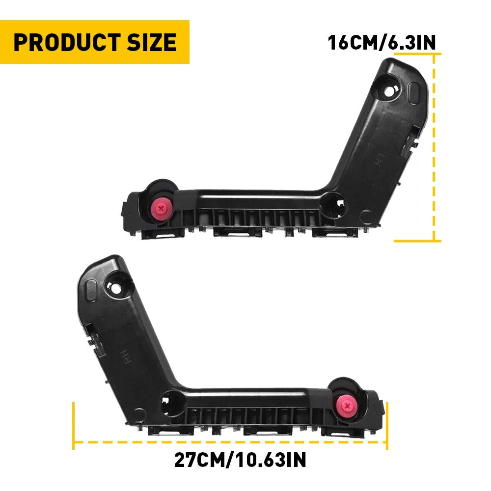 Set of 2 Front Bumper Brackets for Toyota Corolla (2017-2019)
