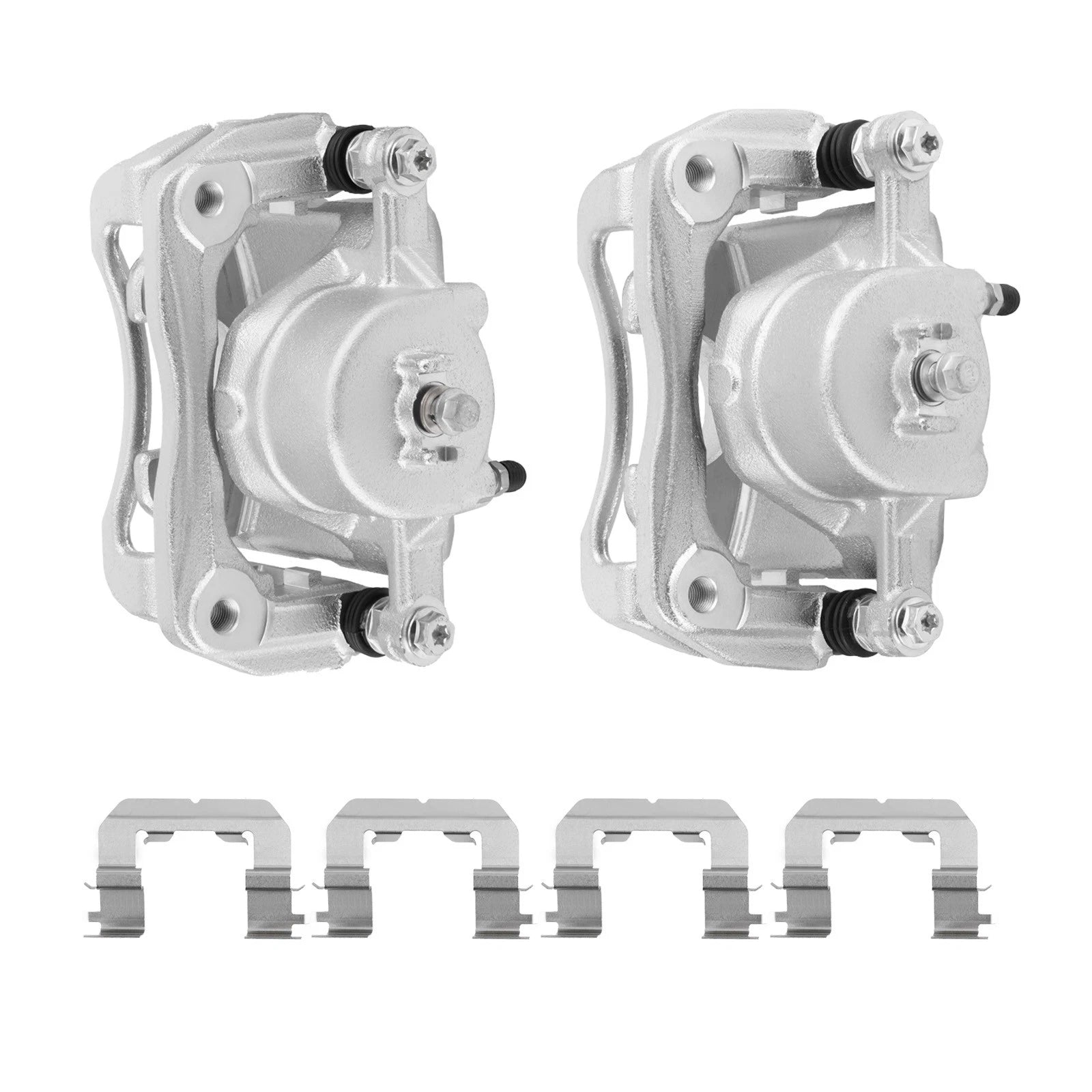 Front Pair (2) Brake Caliper w/ Bracket for Hyundai Santa Fe (2010–2012) 19-B6463