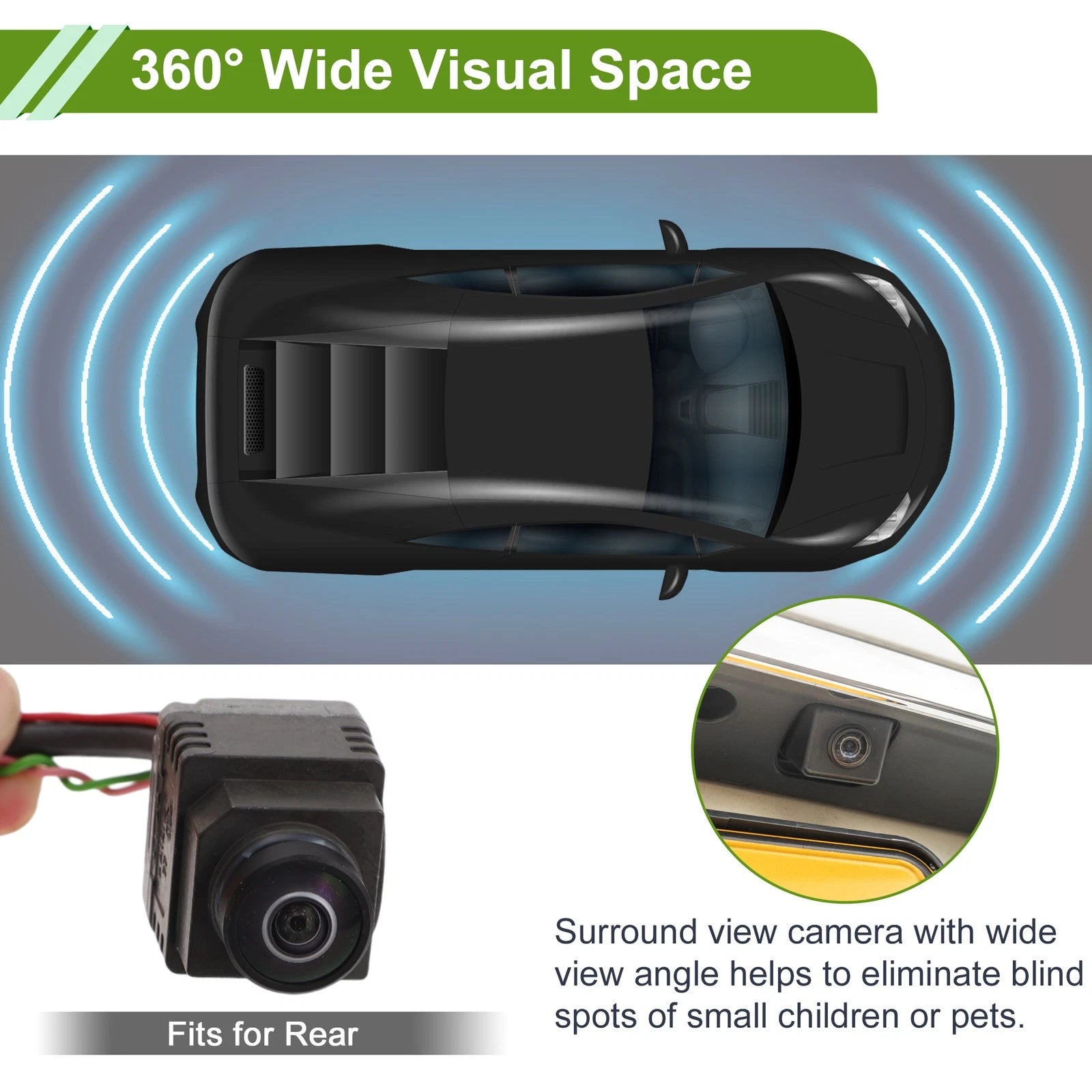 Rear View Camera for Mercedes-Benz C-Class GLC (2015–2023)