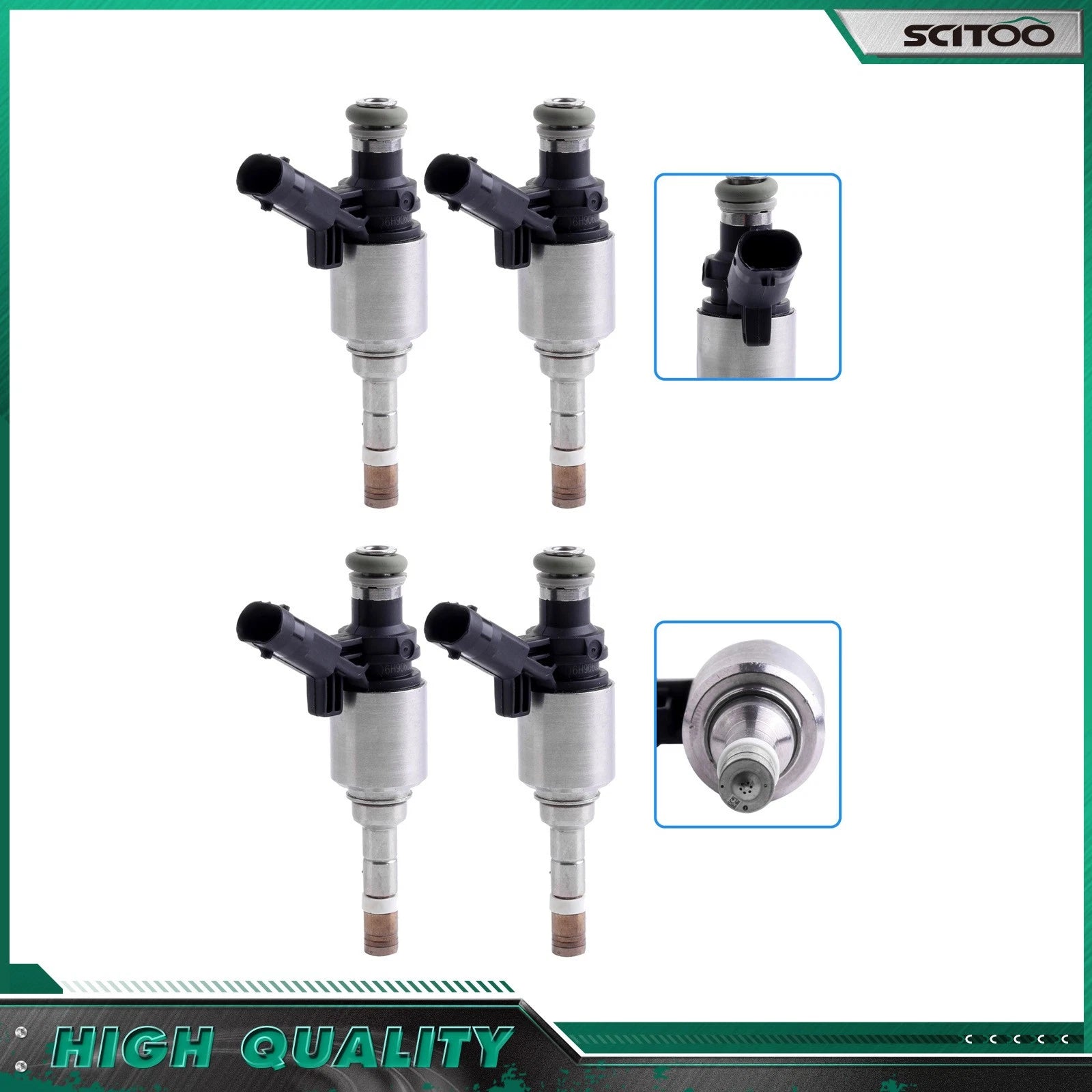 Fuel Injectors for Volkswagen Jetta GTI CC Passat Audi A3 A4 A5 A6 Q3 Q5 TT 2.0L (2006–2021)