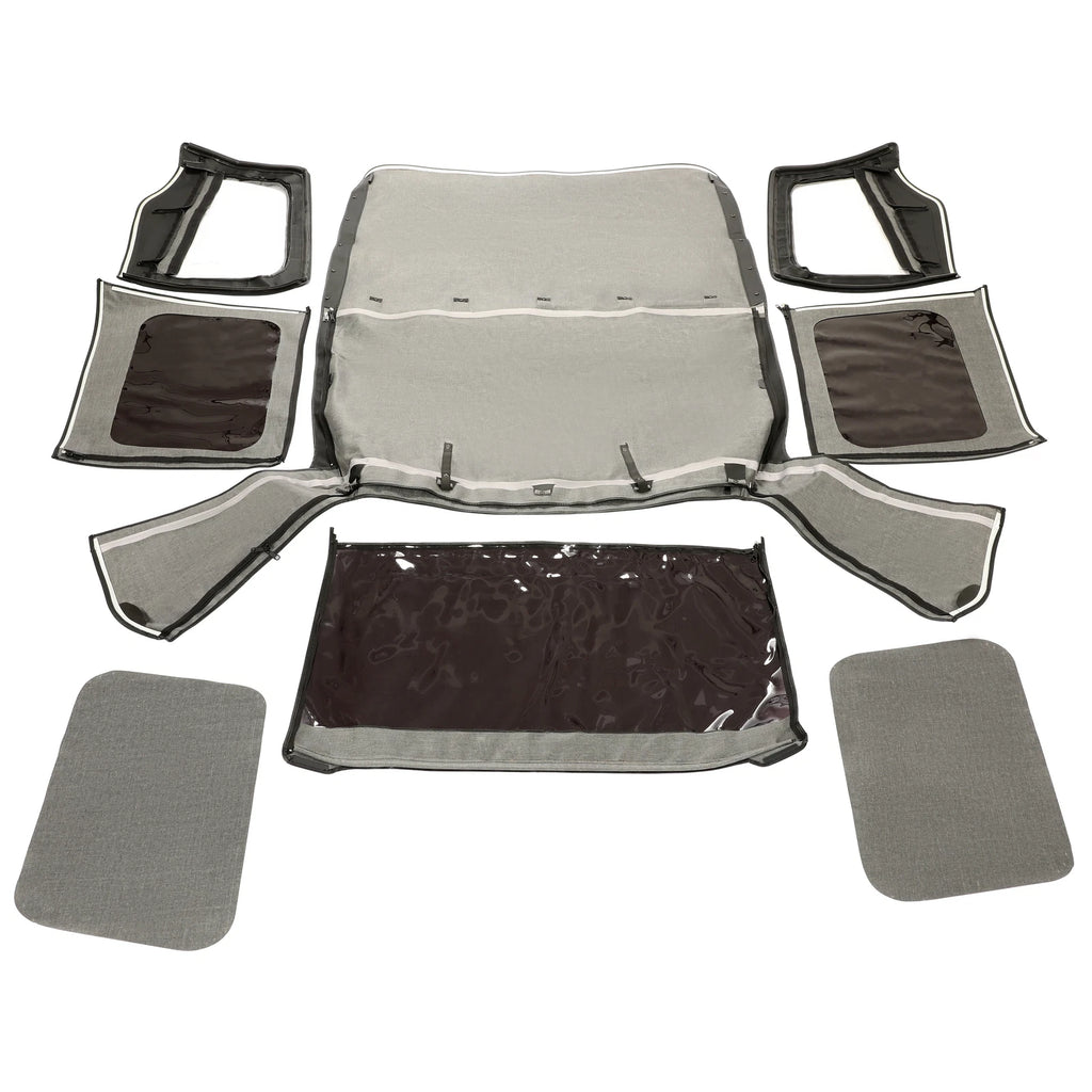 Convertible Soft Top for Jeep YJ Wrangler (1987–1995) Black