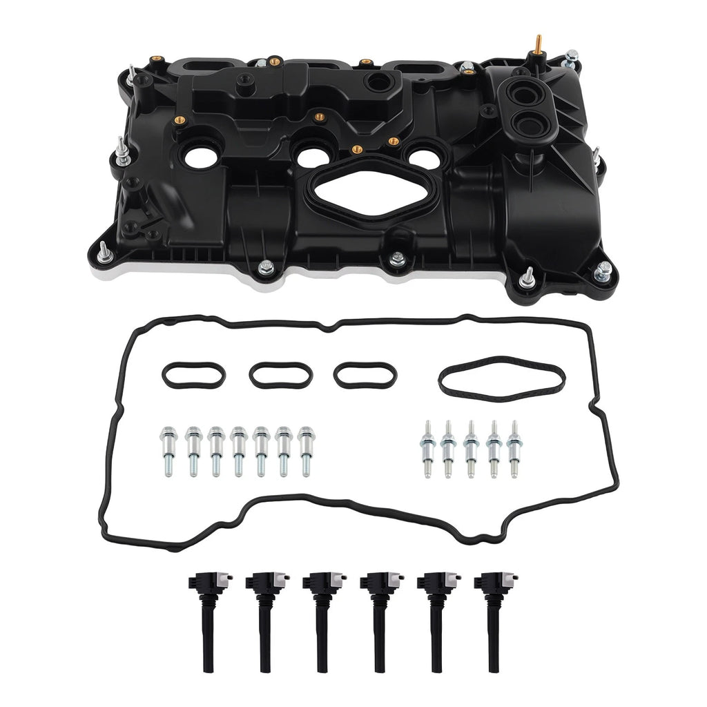 Engine Valve Cover & 6 Coils for Lincoln Navigator 3.5L V6 (2018–2020)