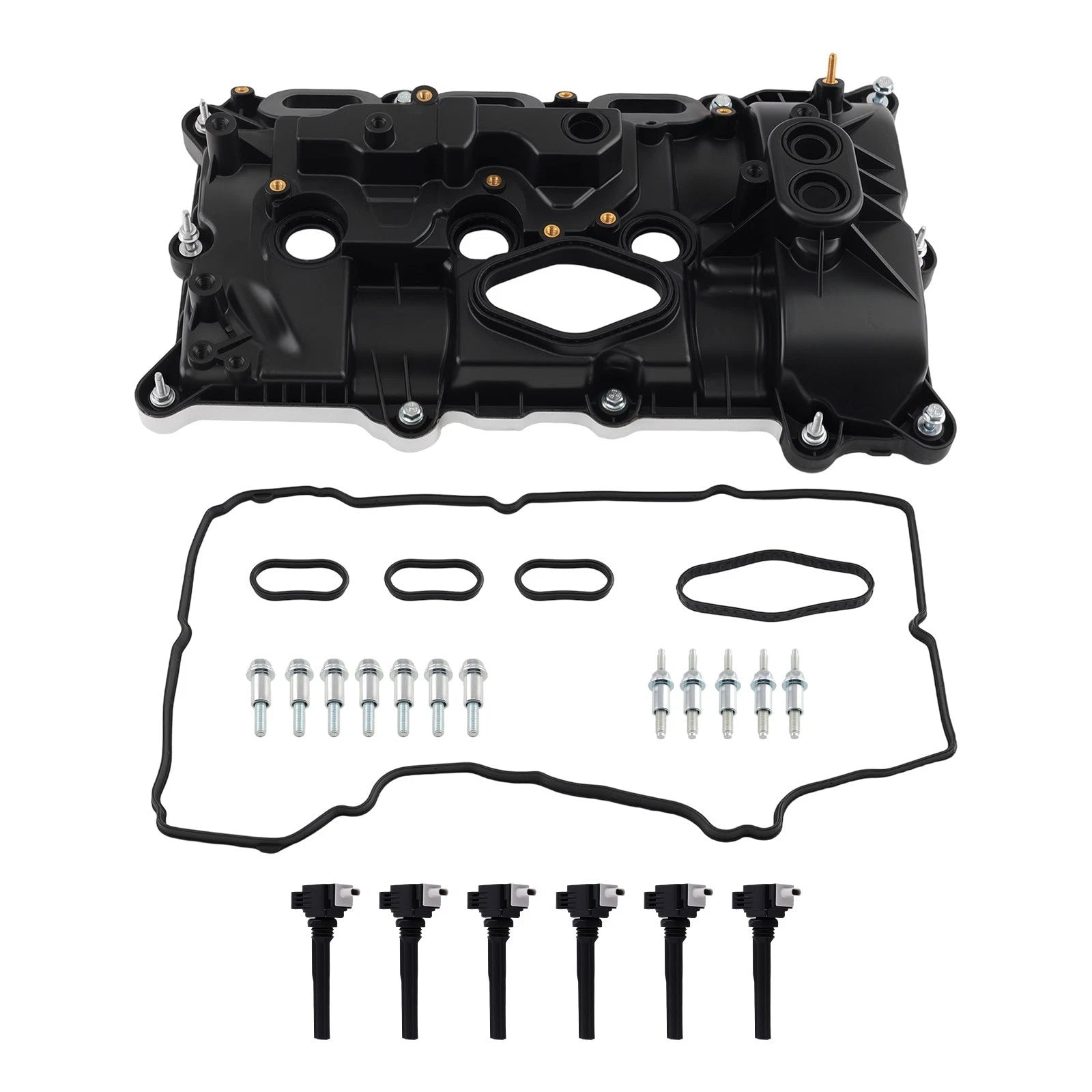 Engine Valve Cover & 6 Coils for Lincoln Navigator 3.5L V6 (2018–2020)