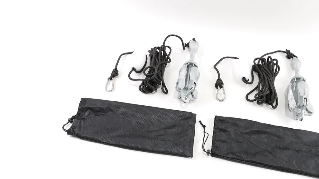 Set of 2 Folding Kayak Anchors for Grapnel Boat (7.1LB)