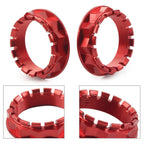 2X Rear Wheel Axle Nut for Ducati V4 1098 1198 1199 1299 Diavel (2017–2023) Red