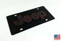 Emblem Vanity License Plate Frame for Jeep Wrangler JK (2007–2018)