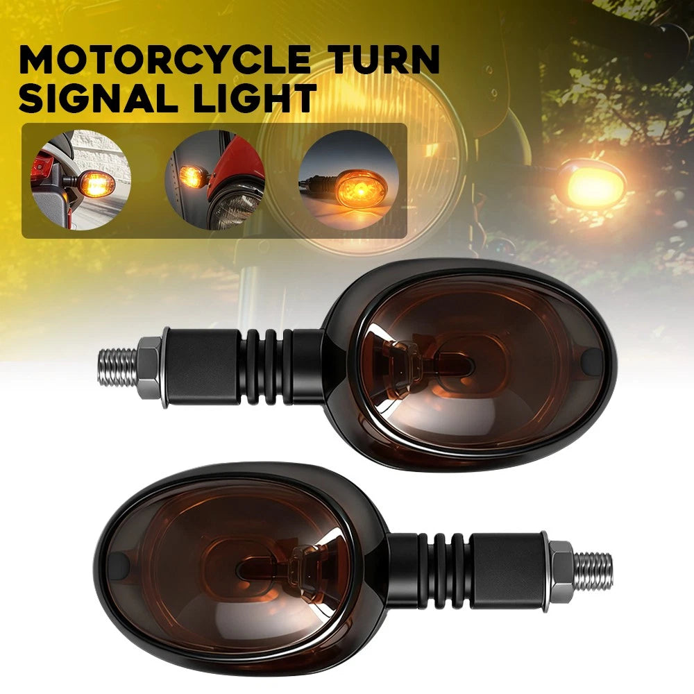 Set of 2 Front Turn Signals for Buell Blast (2000–2010) X1 (1999–2002) Y0527.K Y0526.K
