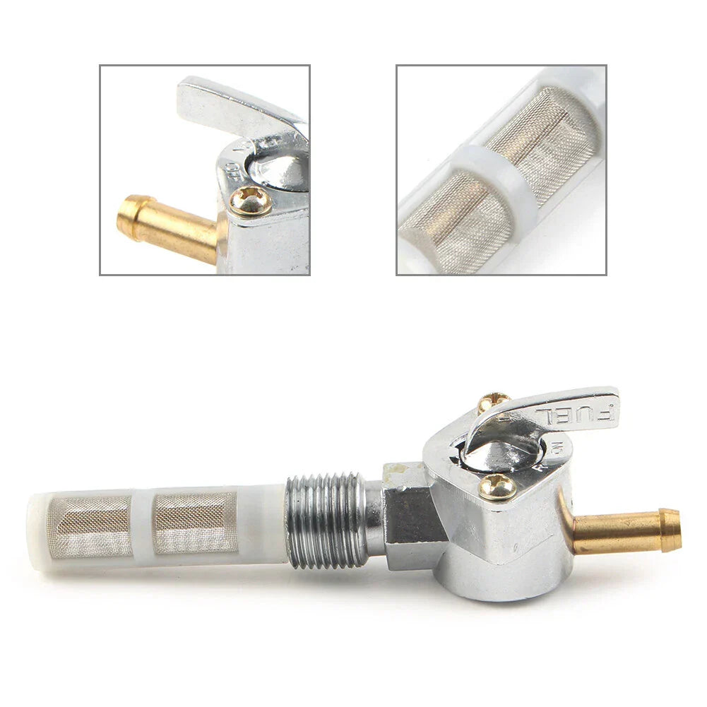 3/8" Fuel Gas Tank Valve Petcock for Harley Road King, Softail, Dyna
