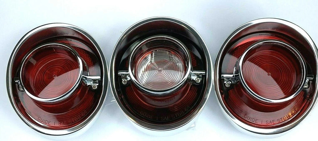 Tail Light Reverse Assembly Kit for 1964 Chevrolet Impala (Bezel & Housing)