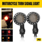 Black LED Bullet Brake Blinker Turn Signal Tail Lights for Honda V