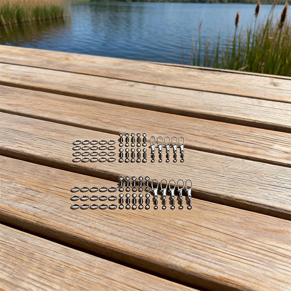 Turnover Pin Fishing Connector for - Stainless Steel, 360° Rotation