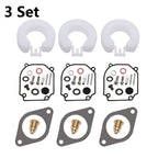3X Carburetor Rebuild Kit for Yamaha Outboard 2T 75 80 90HP (6H1-W0093-01-00)