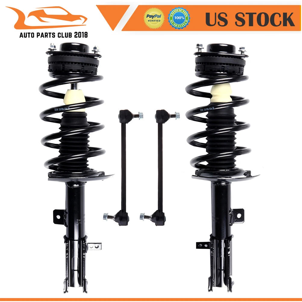 Front Struts and Sway Bar Links for Chrysler 200, Sebring, Dodge Avenger (2007–2014)