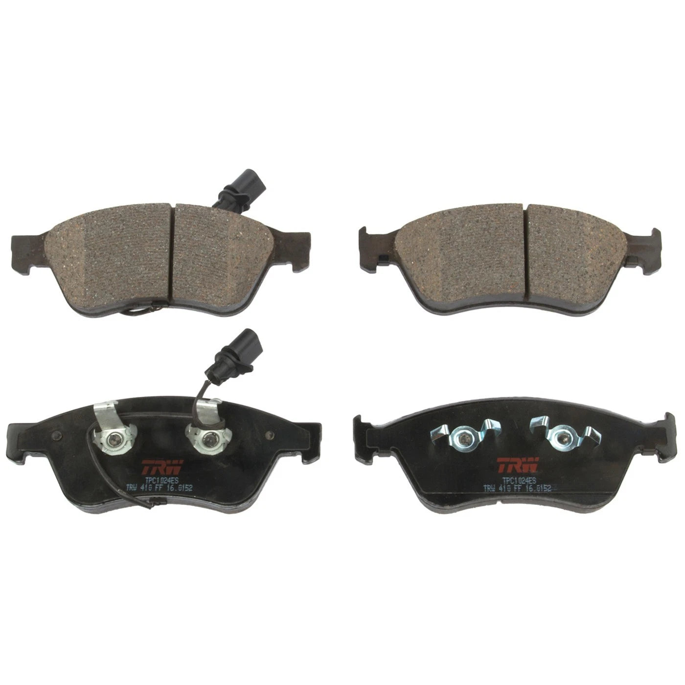 Set of 2 Brake Disc and Pad Kits for VW Phaeton Audi