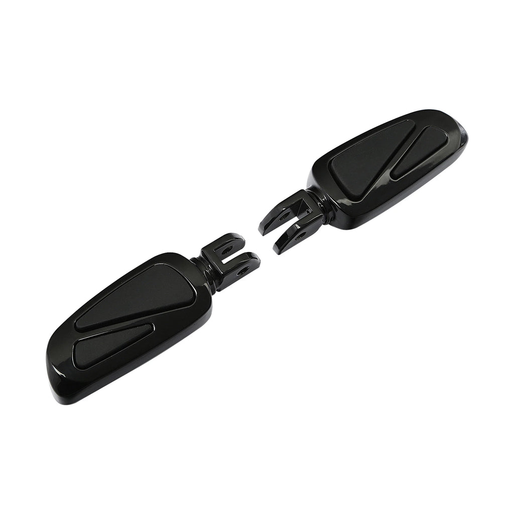 Black Rider Footpegs Footrest for Harley Softail FXFB FXFBS FXLR (2018–2025)
