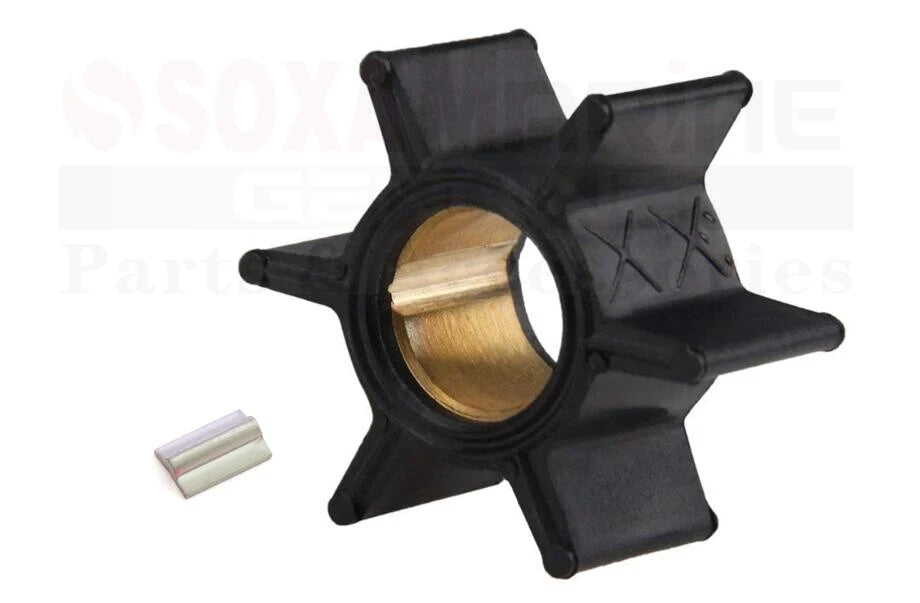 Pump Impeller with Key for Mercury Mariner 3.5HP 3.6HP 4HP (18-3054, 47-89980)