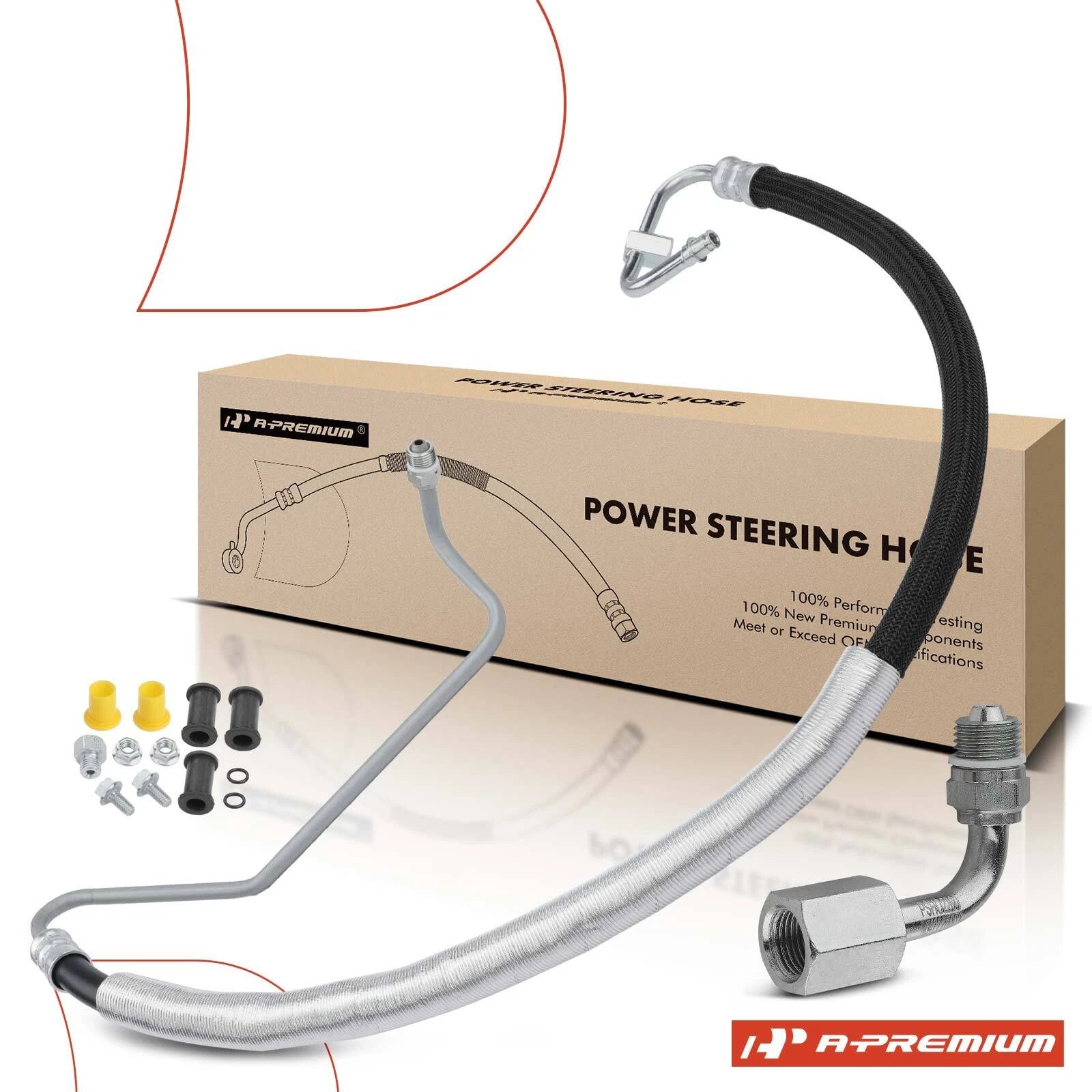 2X Power Steering Pressure Line Hose for Ford Freestyle (2005–2007)