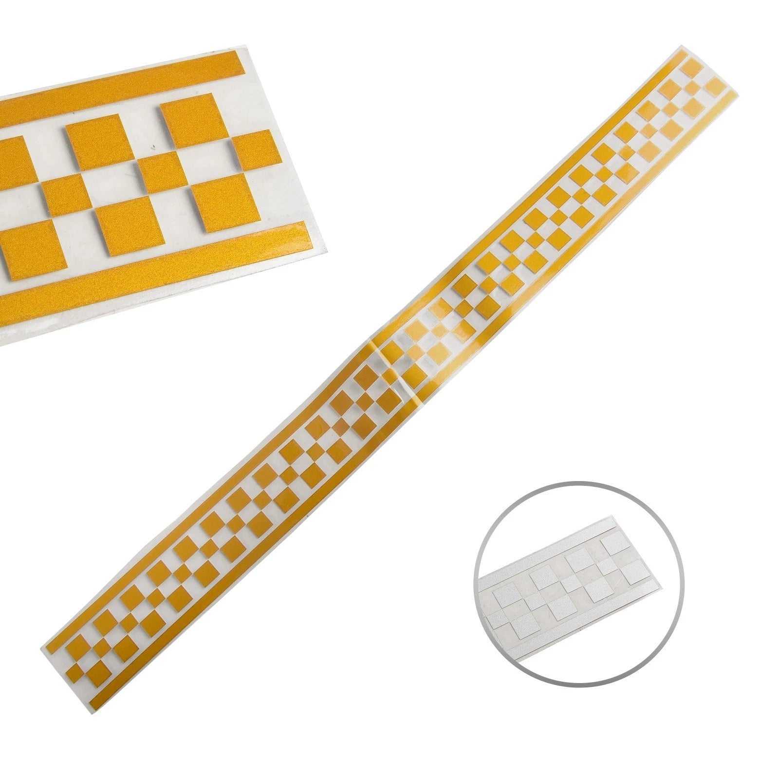 Checkered Stripes Decals for Motorbike