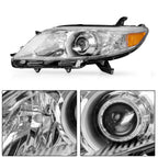 Left & Right Headlight Headlamp for Toyota Sienna (2011–2020)