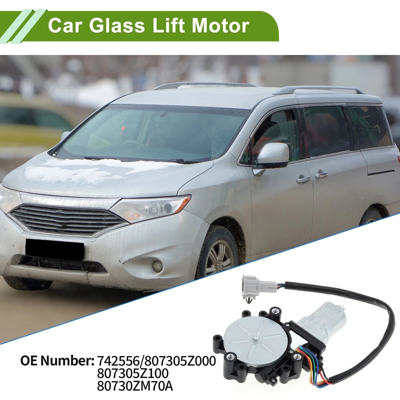 Power Window Regulator Lift Motor for Nissan Quest (2004–2009)