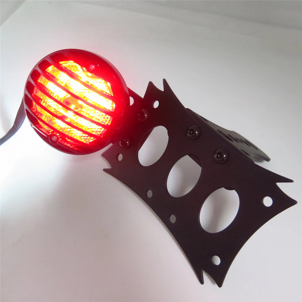 License Bracket & Tail Light for Harley Touring Bobber Chopper