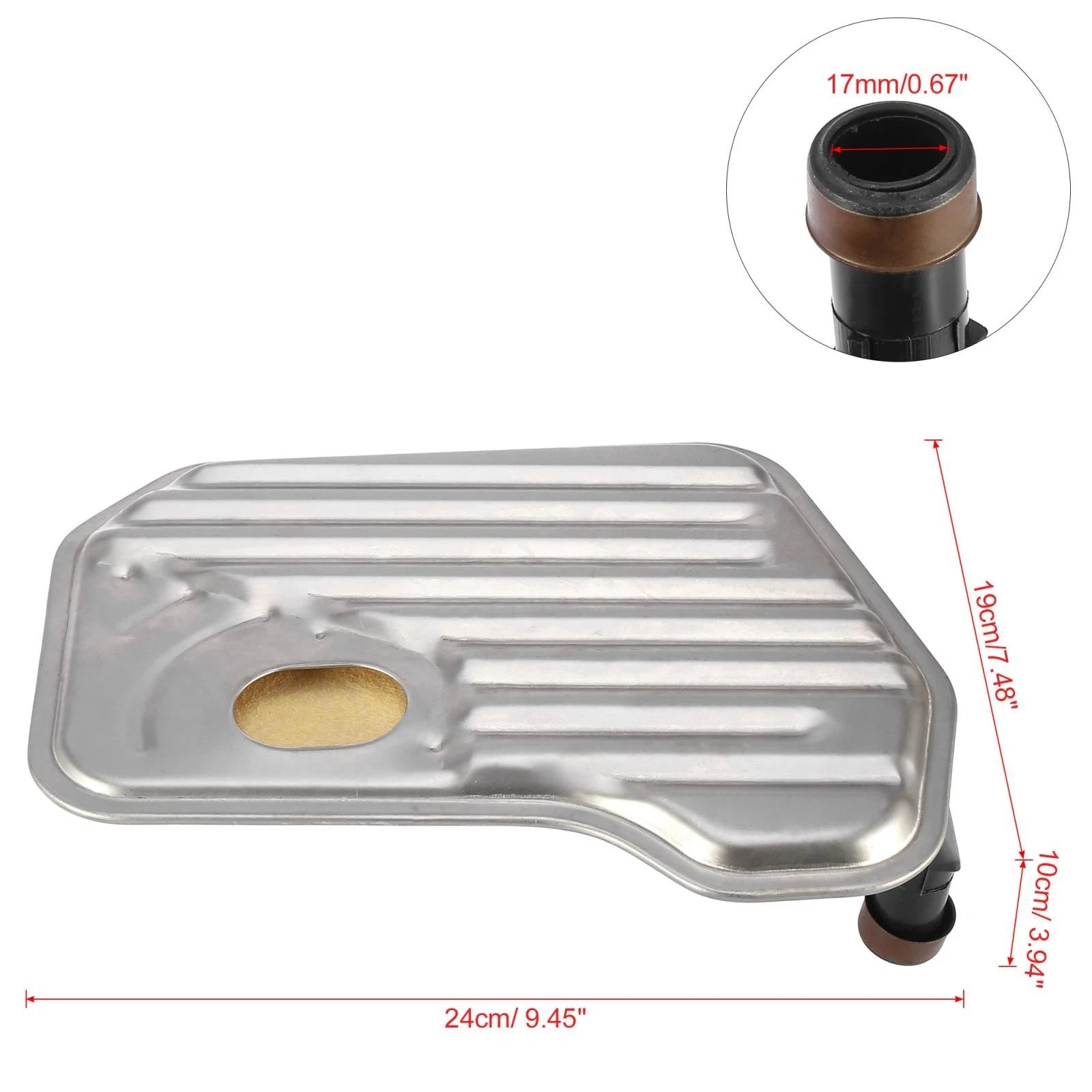Automatic Transmission Filter Oil Pan Gasket Kit for Chevrolet Camaro (2010–2015) 24200796