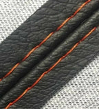 Leather Automatic Shift Boot Cover for Audi TT (2008–2016) Orange Stitch