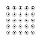 Set of 25 Precision Balls 5mm Solid Chrome Steel G10 for Bearing Keychain