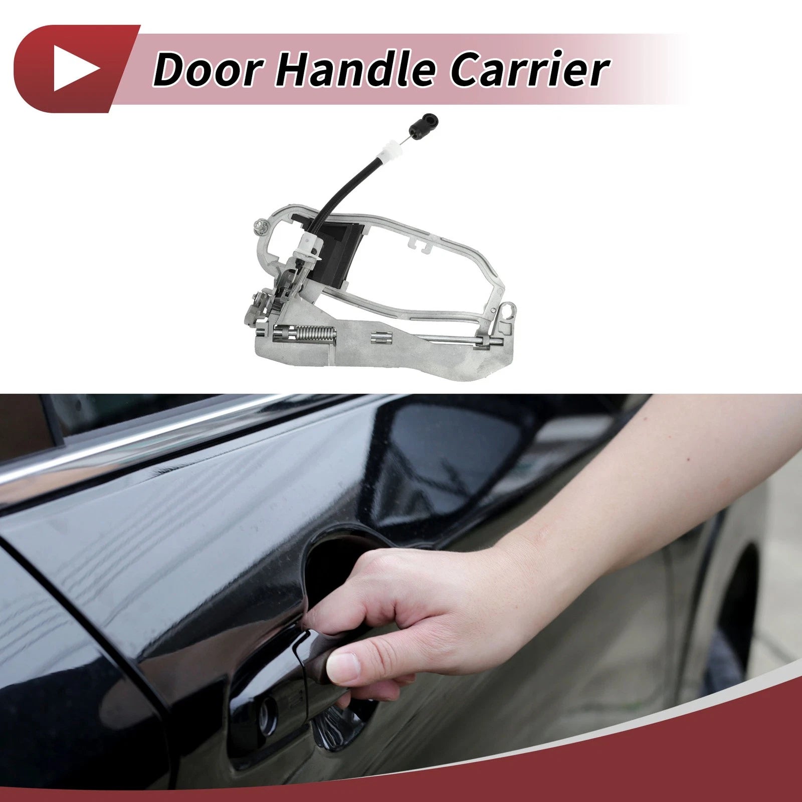 Front Right Door Handle Carrier for BMW X5 E53 (2000–2006) No. 51218243616 Silver Tone
