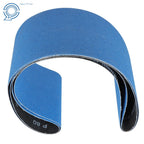 Set of 2 Sanding Belts for Automotive Use (6" X 48", 80 Grit)