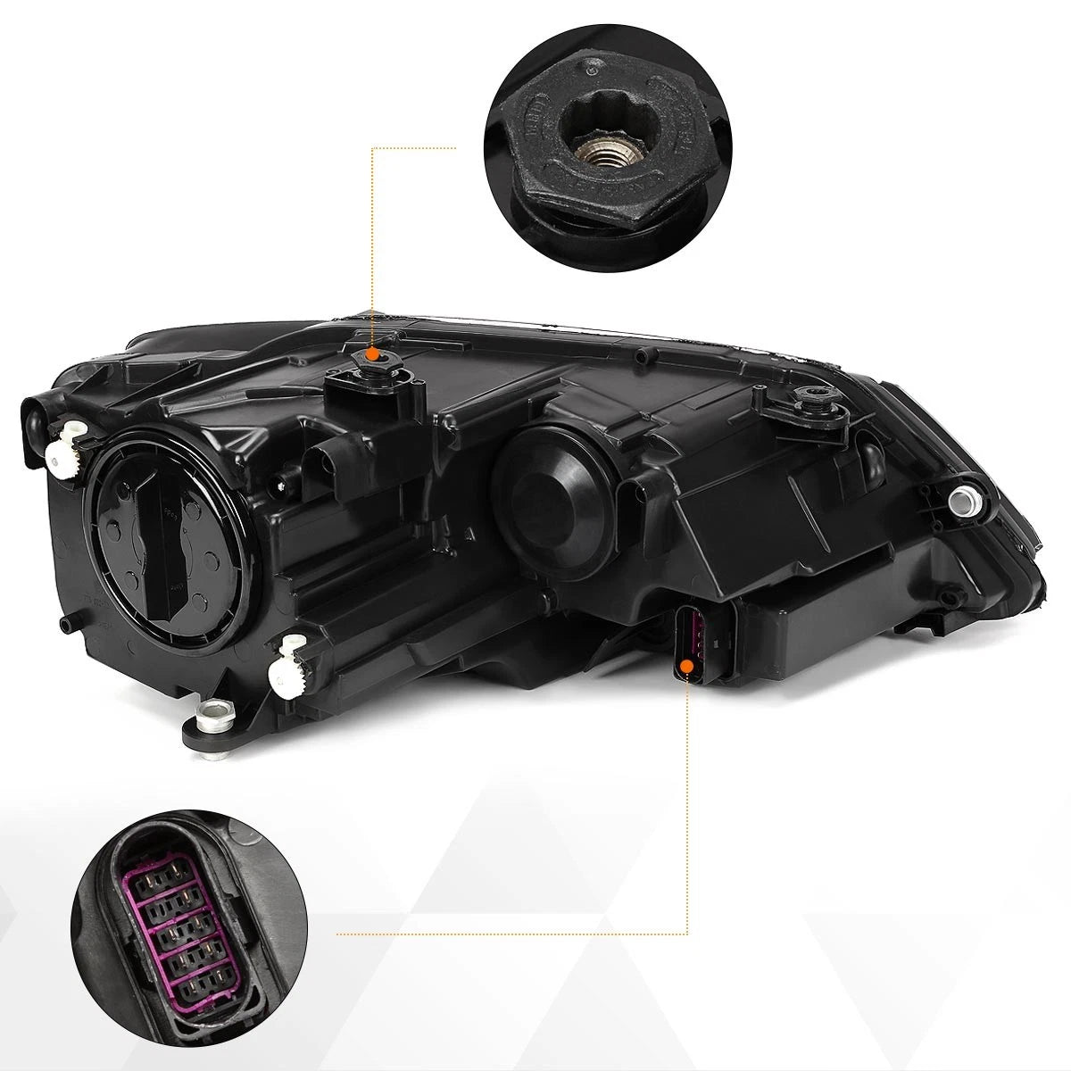 LED Headlight with Amber Corner for Tahoe/Suburban (2007–2014)