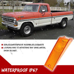 Parking Light Turn Signal Lens Kit for Ford Pickup Truck (1970–1972)