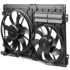AC condenser and cooling fan assembly for Volkswagen Beetle (2013–2014)